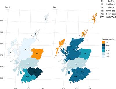 High Prevalence and Factors Associated With the Distribution of the Integron intI1 and intI2 Genes in Scottish Cattle Herds